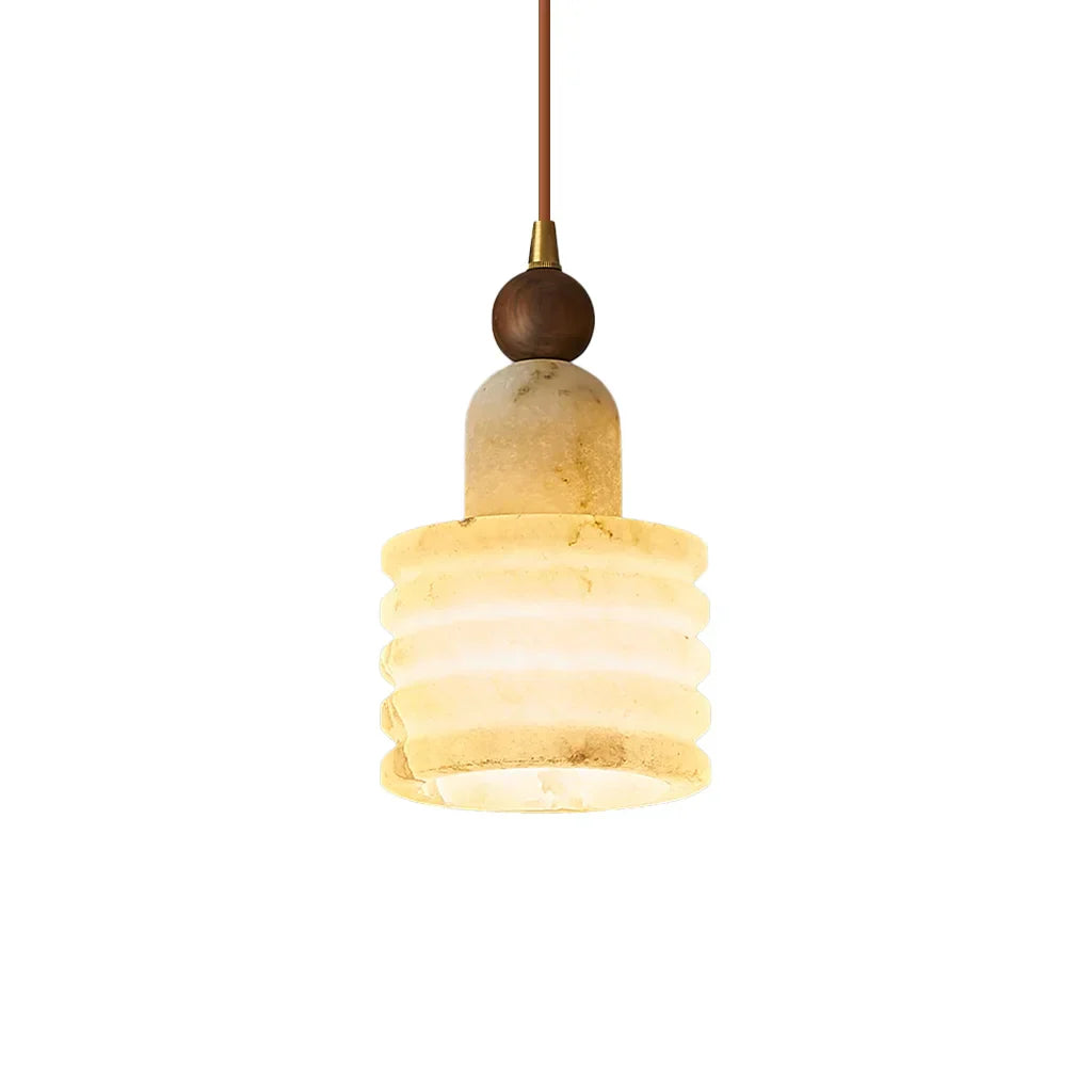 Calix Minimalist Marble LED Pendant Light